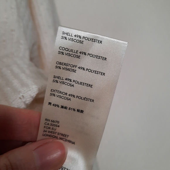 Anthropologie Maeve Cream Addie Ruffled Hacci Pullover M - Picture 8 of 8